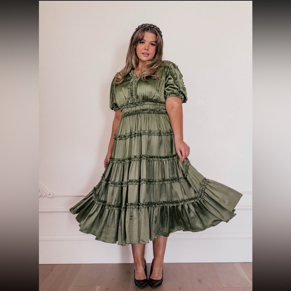 Liz Dress in Olive JessaKae